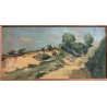Paul Pouchol paysage, le chemin montant