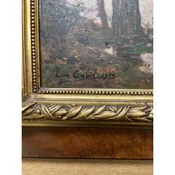 Louis Cabié, paysage à la rivière