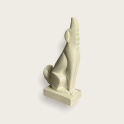 Adnet, chien craquelé Art Deco