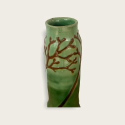 Max Laeuger, vase décor Corail