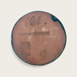 Max Laeuger, vase décor Corail