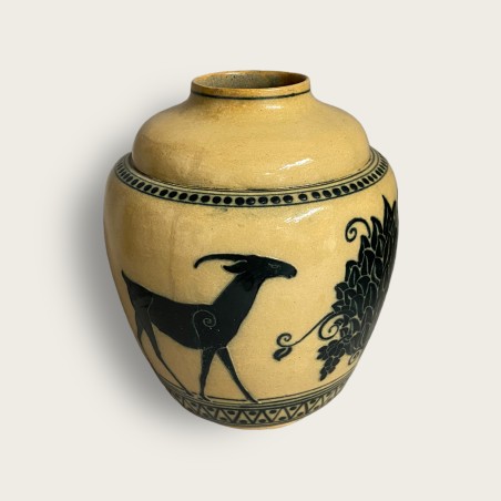 Galileo Chini, Mugello, vase aux antilopes