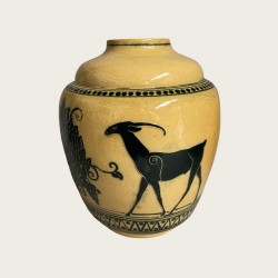 Galileo Chini, Mugello, vase aux antilopes