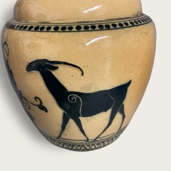 Galileo Chini, Mugello, vase aux antilopes