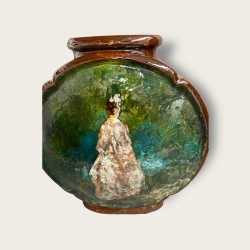 Rare vase Haviland, par Edouard Dammouse