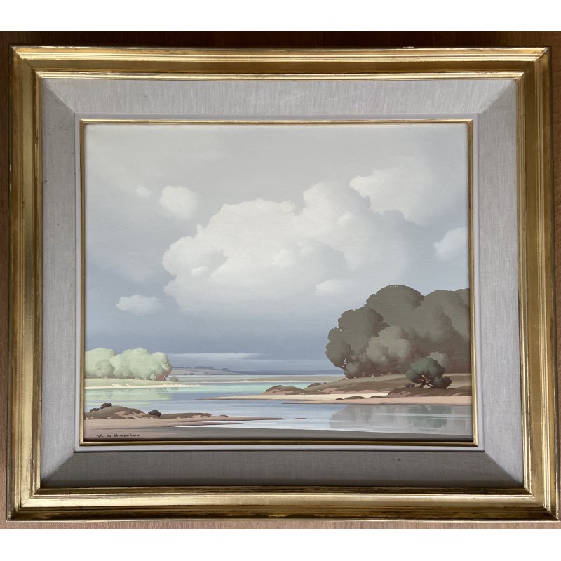 Pierre de Clausade, paysage de Loire