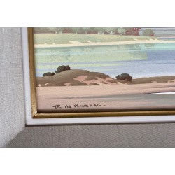 Pierre de Clausade, paysage de Loire