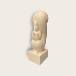 Ecureuil par Chevalier, craquelé art deco