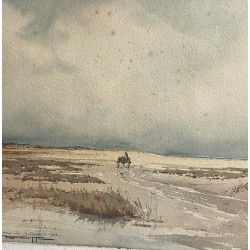 Pierre Brette, bord de mer en Normandie