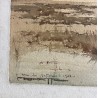 Pierre Brette, bord de mer en Normandie