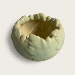 Edmond Lachenal,petit vase végétal