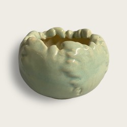 Edmond Lachenal,petit vase végétal